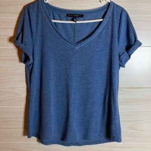 WHBM roll sleeve top